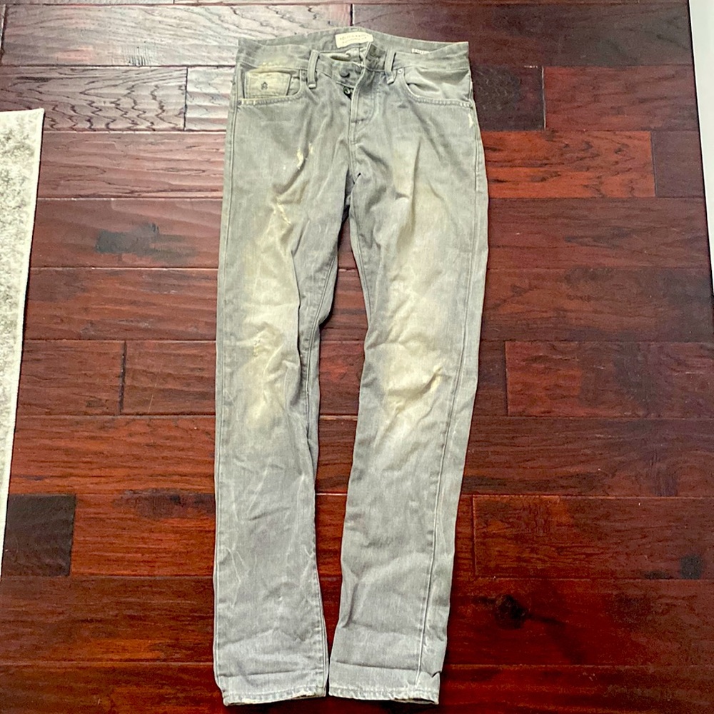 Scotch & Soda Ralston Gray Distressed Mens Jeans 28x32